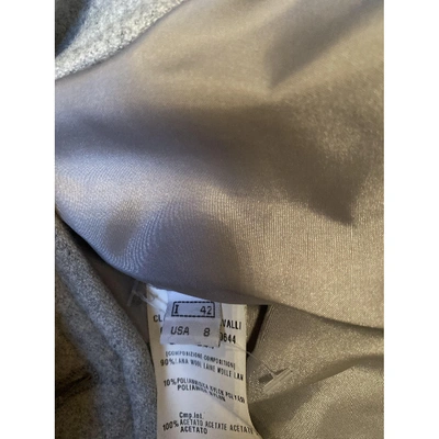 Pre-owned Roberto Cavalli Wool Jacket In Grey