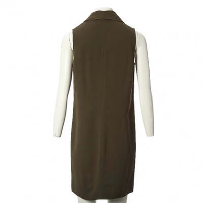 Pre-owned Gucci Mid-length Dress In Khaki