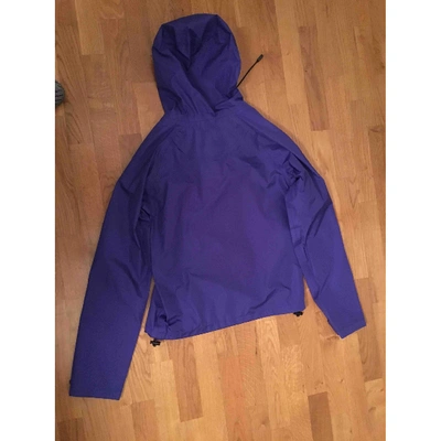 Pre-owned Aspesi Trench Coat In Purple