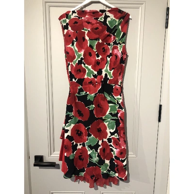 Pre-owned Moschino Cheap And Chic Silk Mid-length Dress In Multicolour
