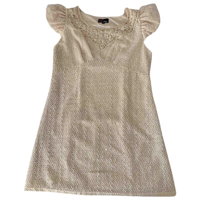 Pre-owned Yumi Kim Mini Dress In Beige