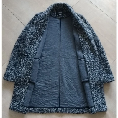 Pre-owned Maison Scotch Grey Wool Coat