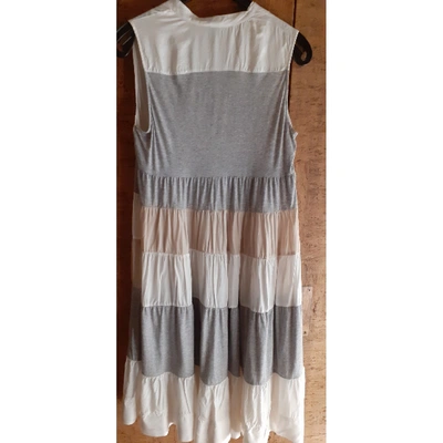 Pre-owned Aspesi White Cotton Dress