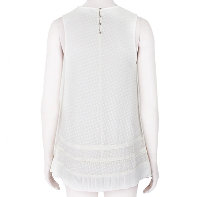 Pre-owned Proenza Schouler Silk Blouse In White