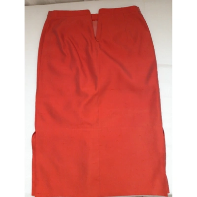 Pre-owned Tara Jarmon Silk Mid-length Skirt In Other