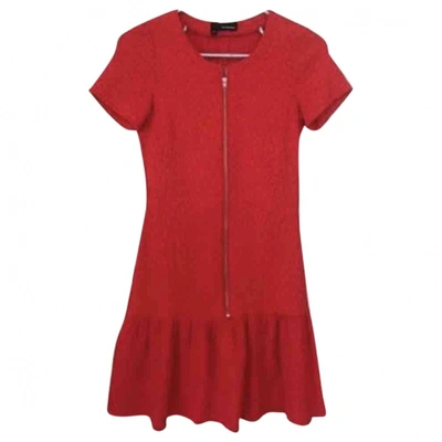 Pre-owned The Kooples Mini Dress In Red