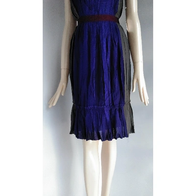 PHILOSOPHY DI ALBERTA FERRETTI Pre-owned Mid-length Dress In Blue