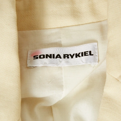 Pre-owned Sonia Rykiel Short Vest In Yellow
