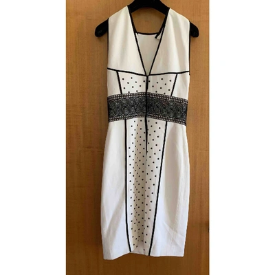 Pre-owned Versace Dress In White