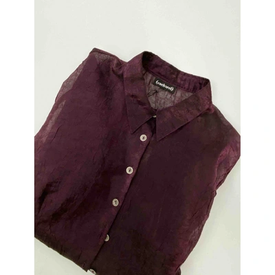 Pre-owned Cacharel Purple Synthetic Top