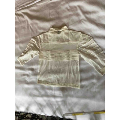 Pre-owned Missoni Wool Blouse In Beige