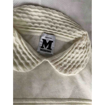 Pre-owned Missoni Wool Blouse In Beige