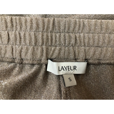 Pre-owned Layeur Polyester Top In Other