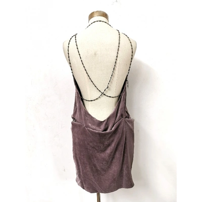 Pre-owned Bottega Veneta Dress In Purple