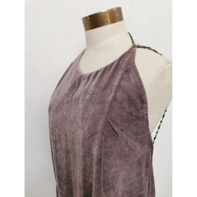Pre-owned Bottega Veneta Dress In Purple