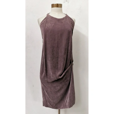 Pre-owned Bottega Veneta Dress In Purple