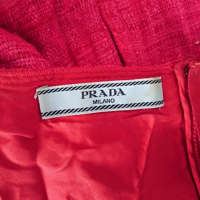 Pre-owned Prada Pink Silk Dress