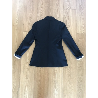 Pre-owned Theory Black Wool Jacket