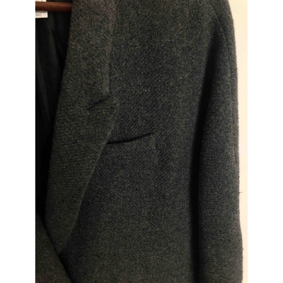 Pre-owned Vanessa Bruno Anthracite Wool Coat