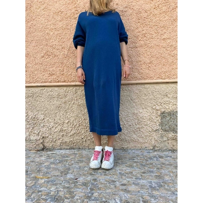 Pre-owned American Vintage Blue Cotton Dress