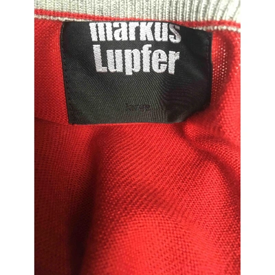 Pre-owned Markus Lupfer Wool Mid-length Dress In Multicolour