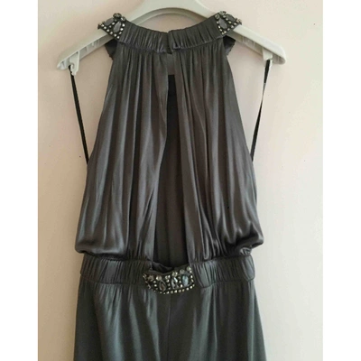 Pre-owned Versace Dress In Metallic