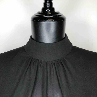 Pre-owned Ulyana Sergeenko Black Silk  Top