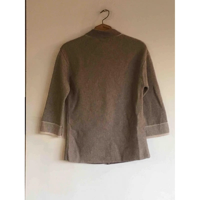 Pre-owned Benedetta Bruzziches Beige Wool Knitwear