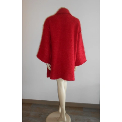 Pre-owned Dolce & Gabbana Wool Coat In Red