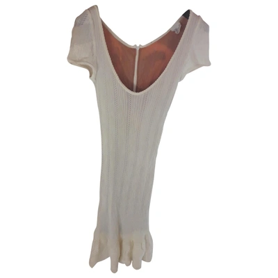 Pre-owned Alaïa White Dress