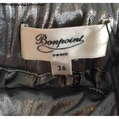 Pre-owned Bonpoint Mid-length Skirt In Metallic