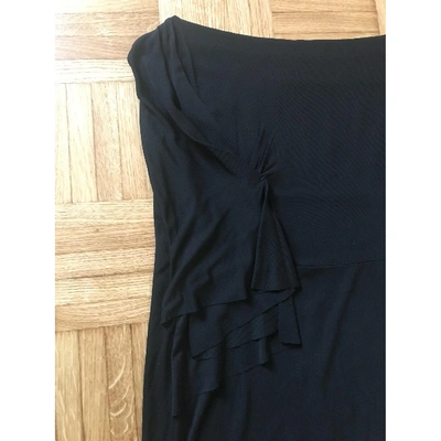 Pre-owned Costume National Mid-length Dress In Black