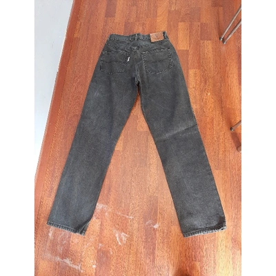 Pre-owned Valentino Black Denim - Jeans Jeans