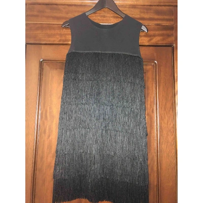 Pre-owned Norma Kamali Mini Dress In Black