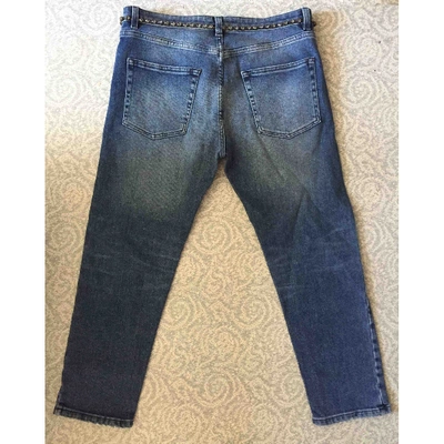 Pre-owned N°21 Slim Jeans In Blue