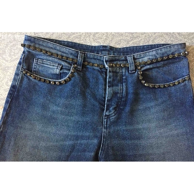 Pre-owned N°21 Slim Jeans In Blue