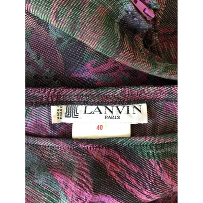 Pre-owned Lanvin Multicolour Linen Dresses