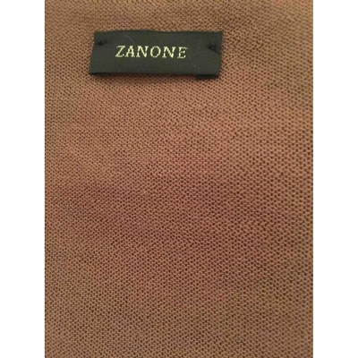Pre-owned Zanone Knitwear In Brown
