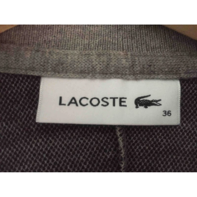 Pre-owned Lacoste Wool Maxi Dress In Blue