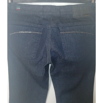 Pre-owned Diesel Blue Cotton - Elasthane Jeans