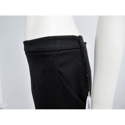 Pre-owned Vionnet Black Wool Trousers