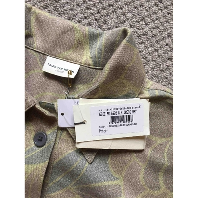 Pre-owned Dries Van Noten Mid-length Dress In Multicolour