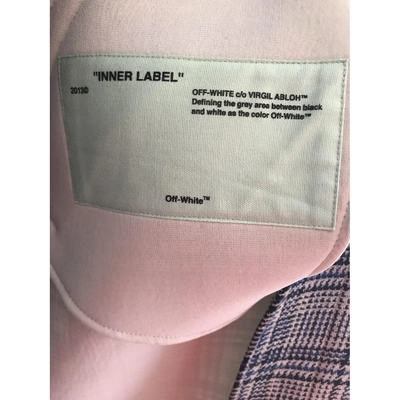 Pre-owned Off-white Coat In Multicolour