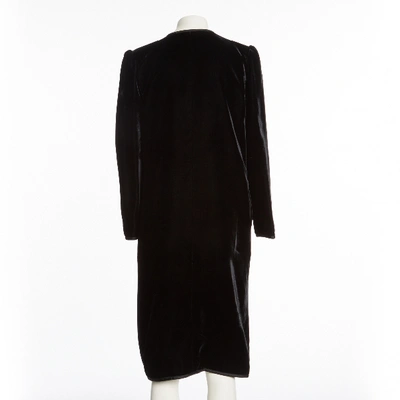 Pre-owned Saint Laurent Coat In Black
