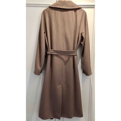 Pre-owned Max Mara Wool Coat In Camel