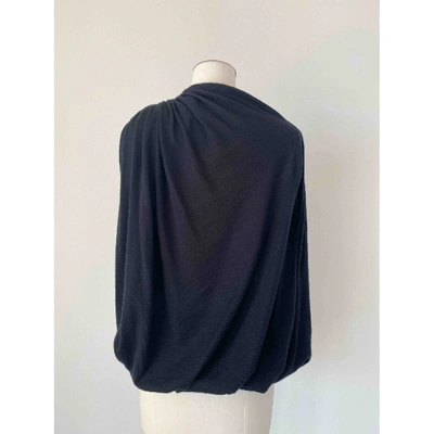 Pre-owned Lanvin Cashmere Blouse In Black