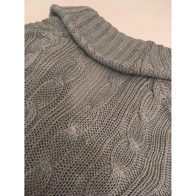 Pre-owned Ralph Lauren Linen Cardigan In Grey