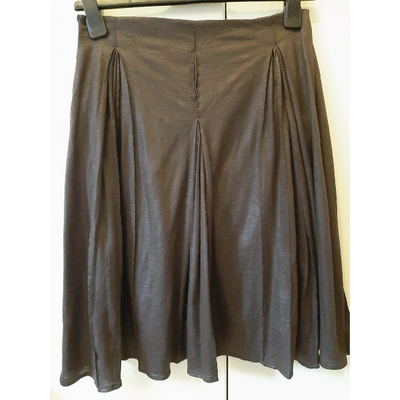 Pre-owned Sophia Kokosalaki Mid-length Skirt In Brown