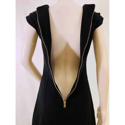 Pre-owned Pierre Balmain Black Cashmere Dress