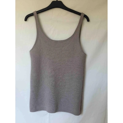 Pre-owned Eres Cashmere Vest In Beige
